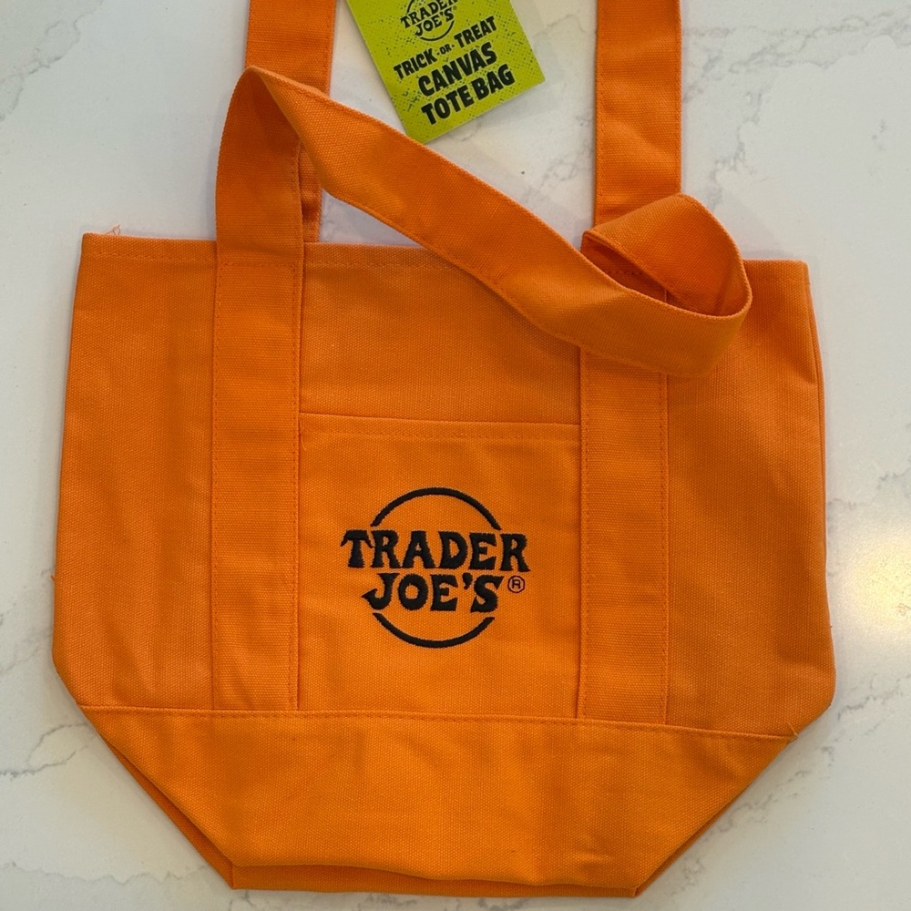 Trader Joe's Orange Canvas Mini Tote Bag
Limited Edition